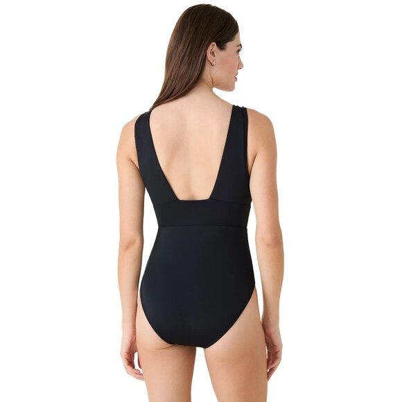 Anthropology Andie The Mykonos One Piece Black One-Piece Swimsuit XL - Picture 2 of 7